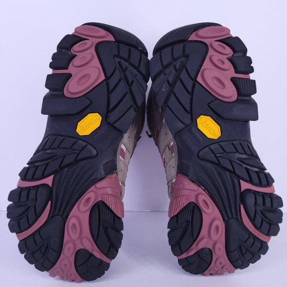Merrell Moab 2 Mid Waterproof Hiking Boots Women’s 7 Vibram Trail Chukka - Picture 9 of 16